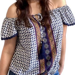 Y2K Xhilaration Off the Shoulder Top